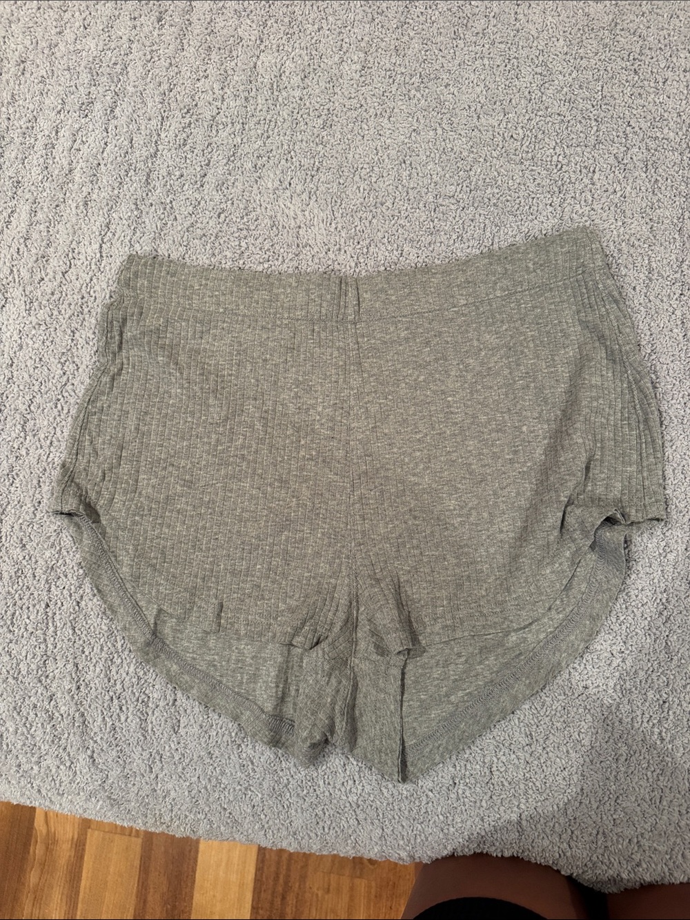 FP Movement by Free People Ribbed Athletic Lounge Shorts - Gray